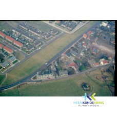 Luchtfoto Gedeelte nieuw en oud Lobith